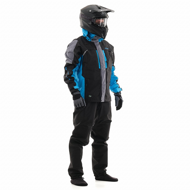 Мембранная куртка DragonFly QUAD PRO BLACK-BLUE 2021