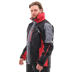 Мембранная куртка DragonFly QUAD PRO BLACK-RED 2021